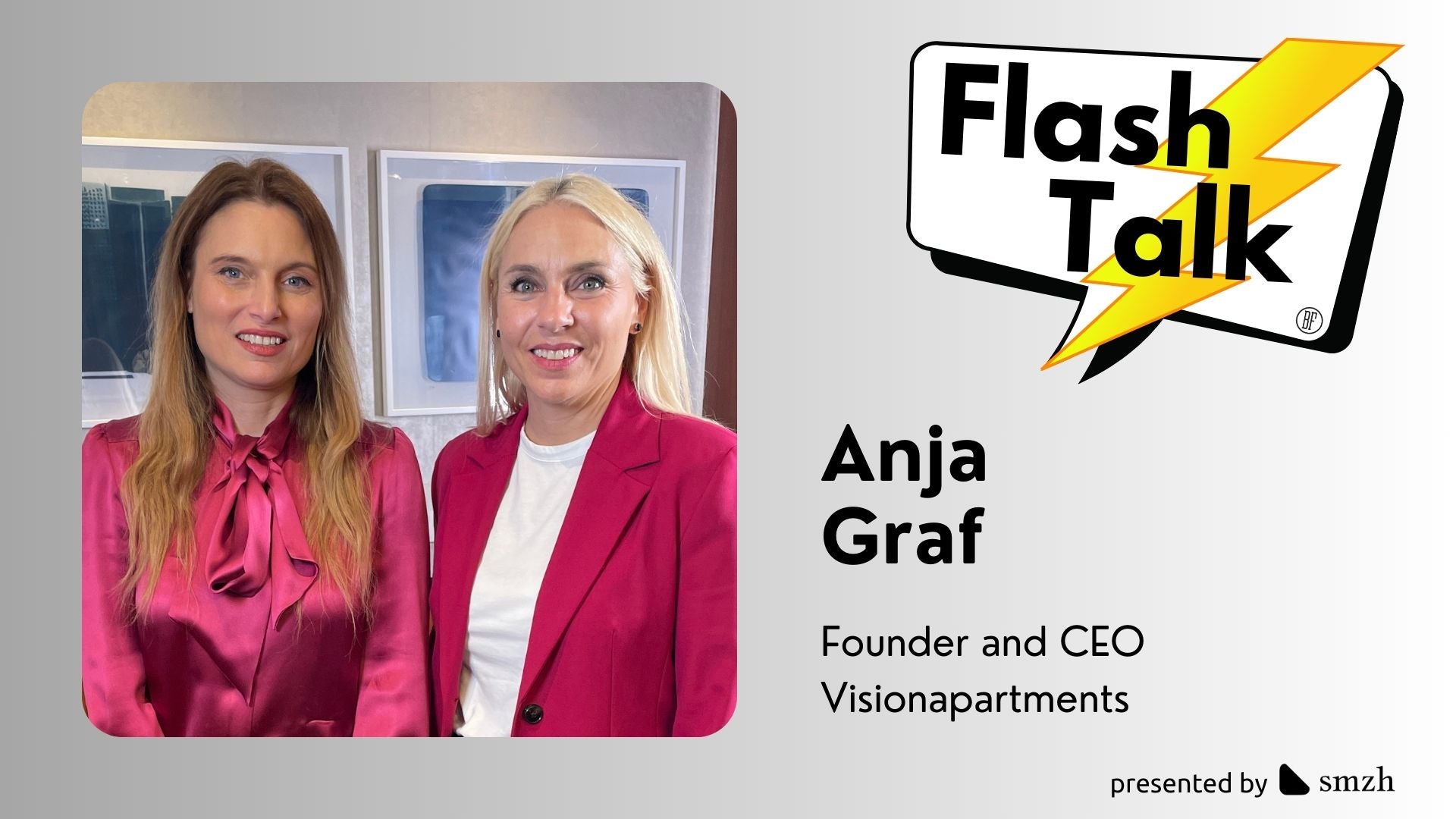 Anja Graf, Founder and CEO of Visionapartments and female leader