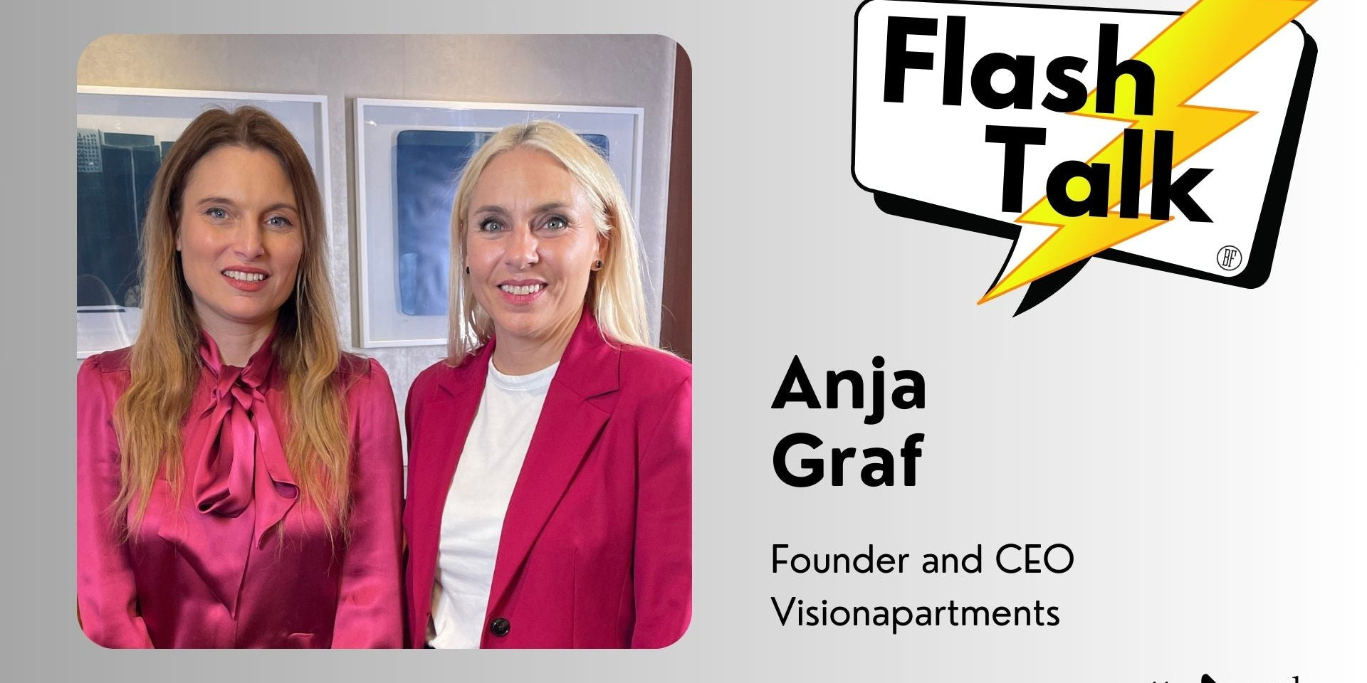 Anja Graf, Founder and CEO of Visionapartments and female leader