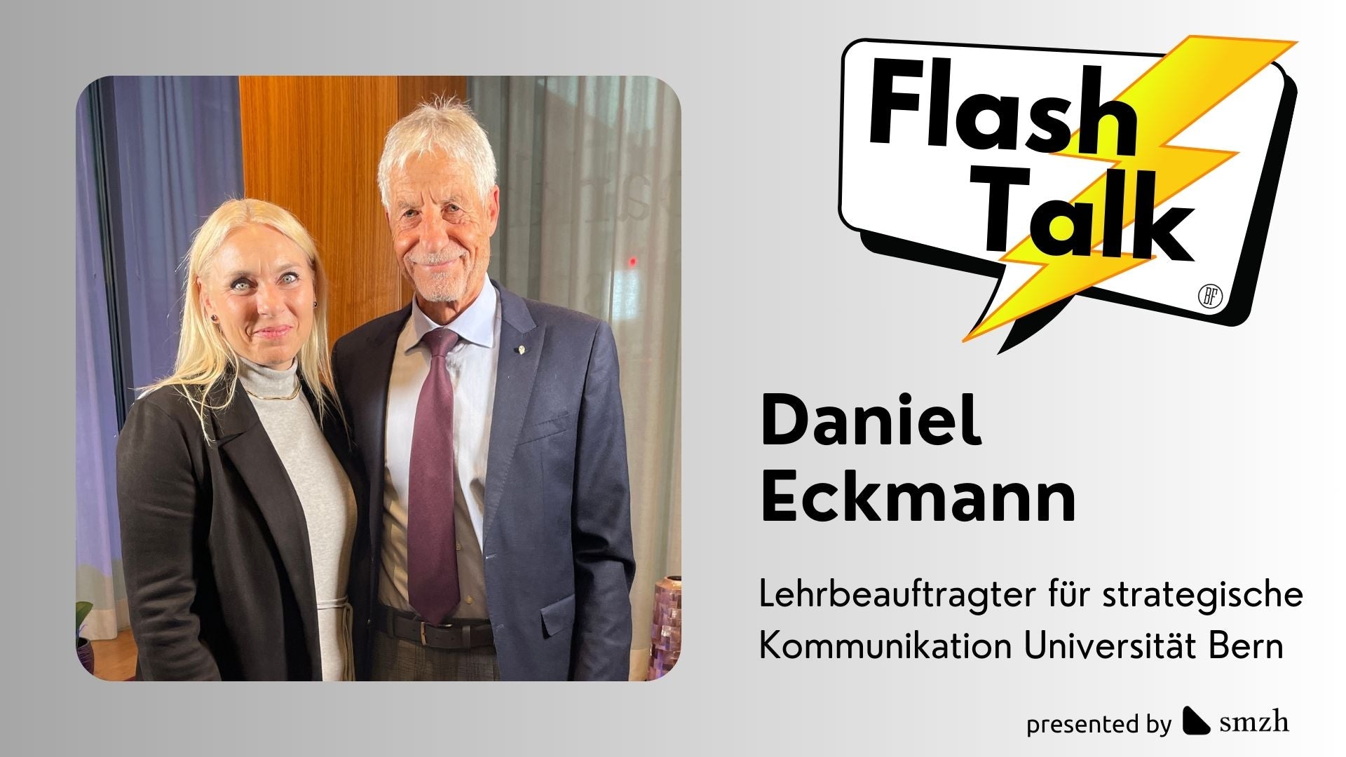 Daniel Eckmann, Communication expert, leadership coach and lecturer in strategic communication at the University of Bern