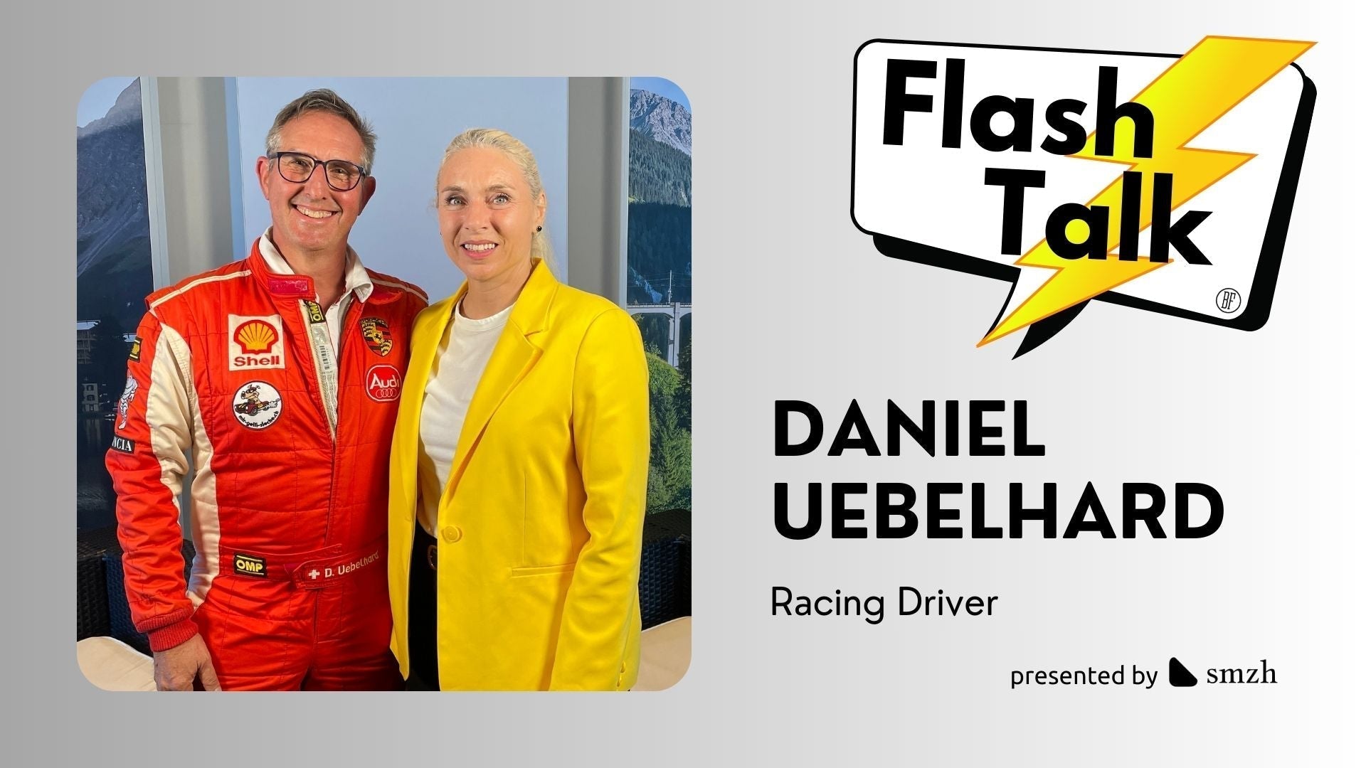 Daniel Uebelhard during Flash⚡️Talk Blazy Flash on motorsport and leadership