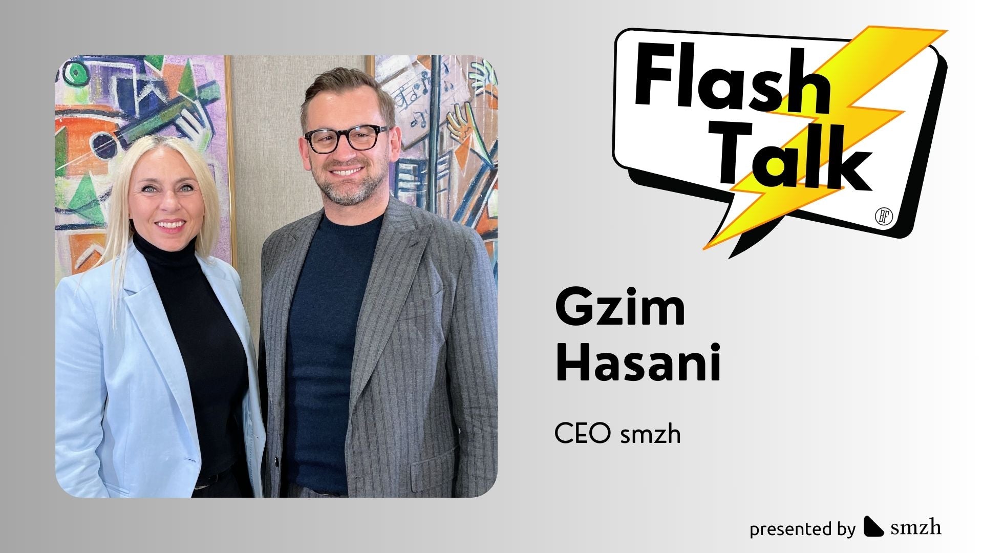 Gzim Hasani, CEO & Partner, smzh AG