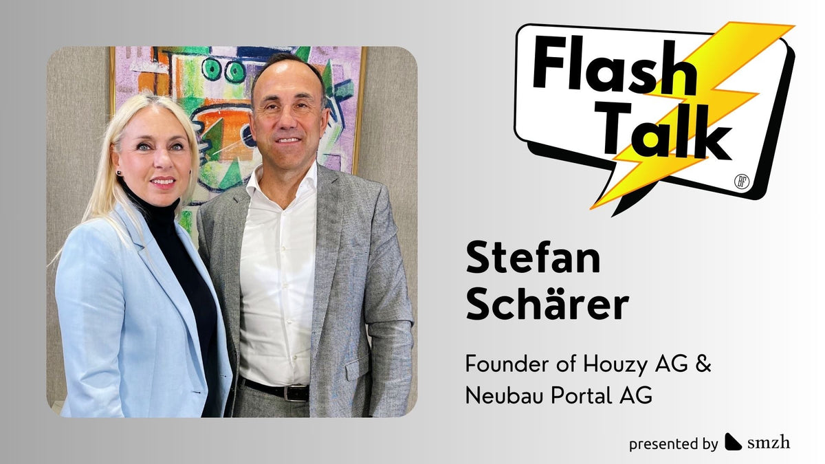 Stefan Schärer from Houzy AG in Flash⚡️Talk Blazy Flash on PropTech