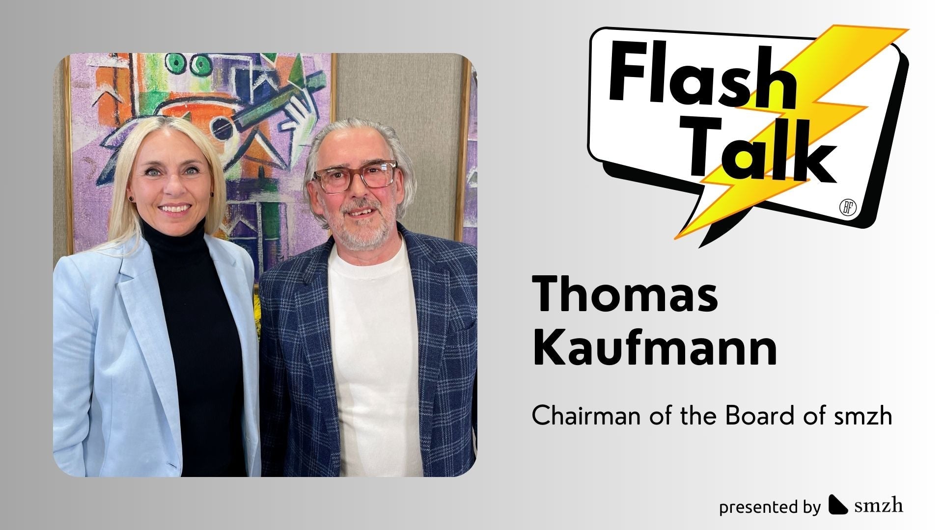 Thomas Kaufmann, Chairman of the board of directors, smzh ag