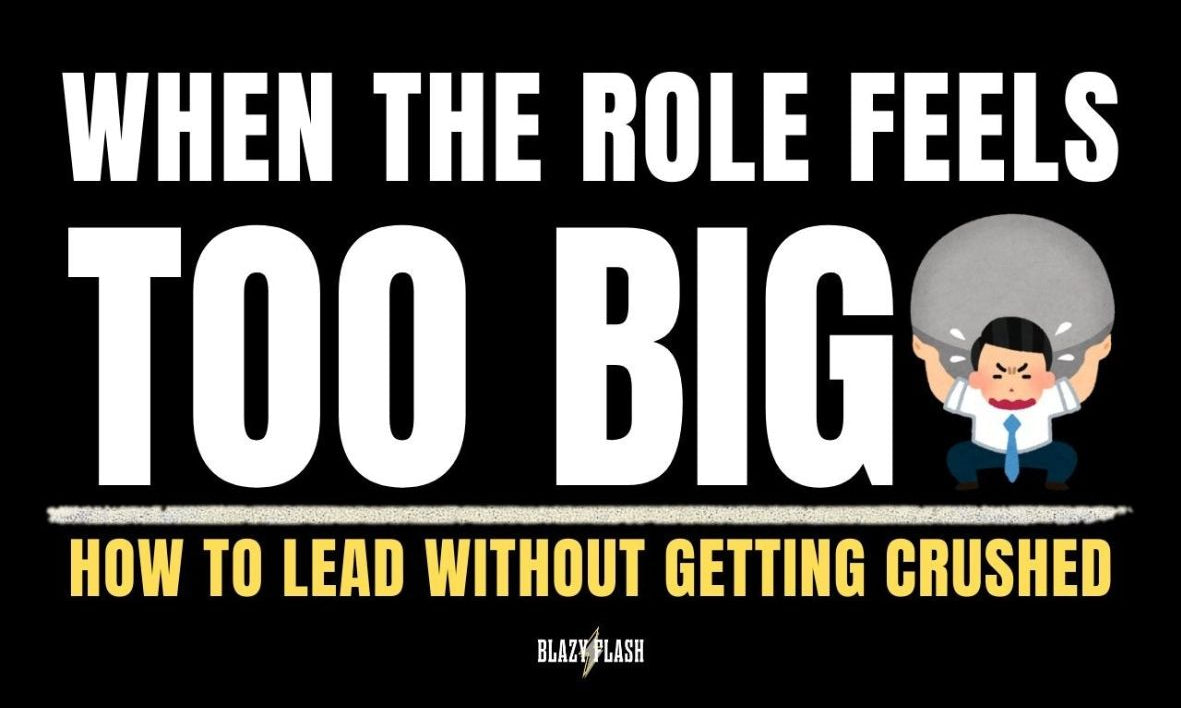 When the Role Feels Too Big – How I Deal With Leadership Pressure