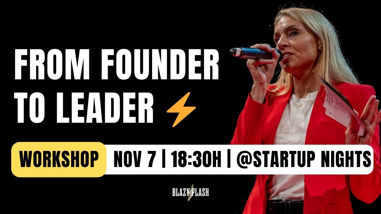 Workshop: From Founder To Leader ⚡️