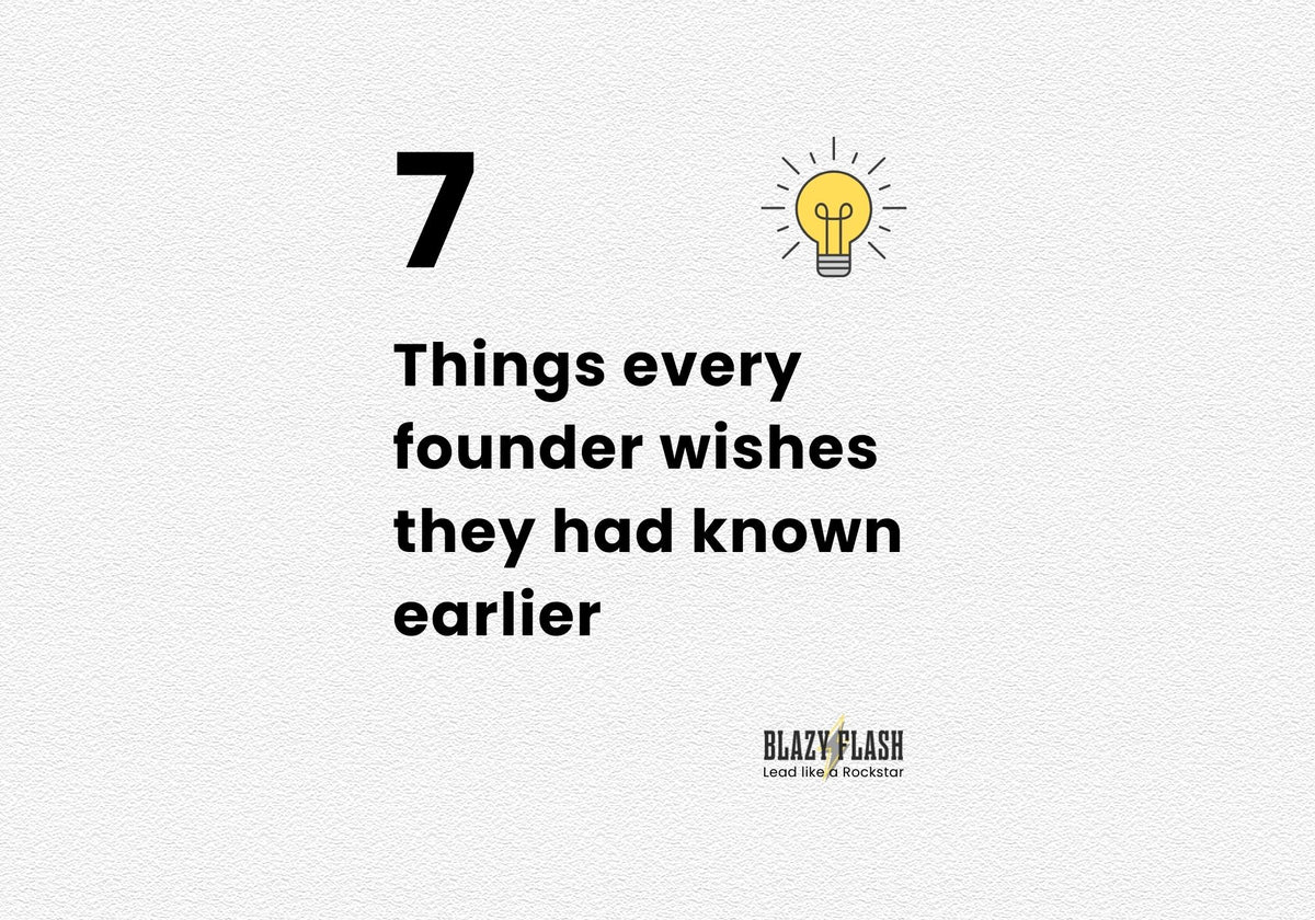 7 Founder Lessons